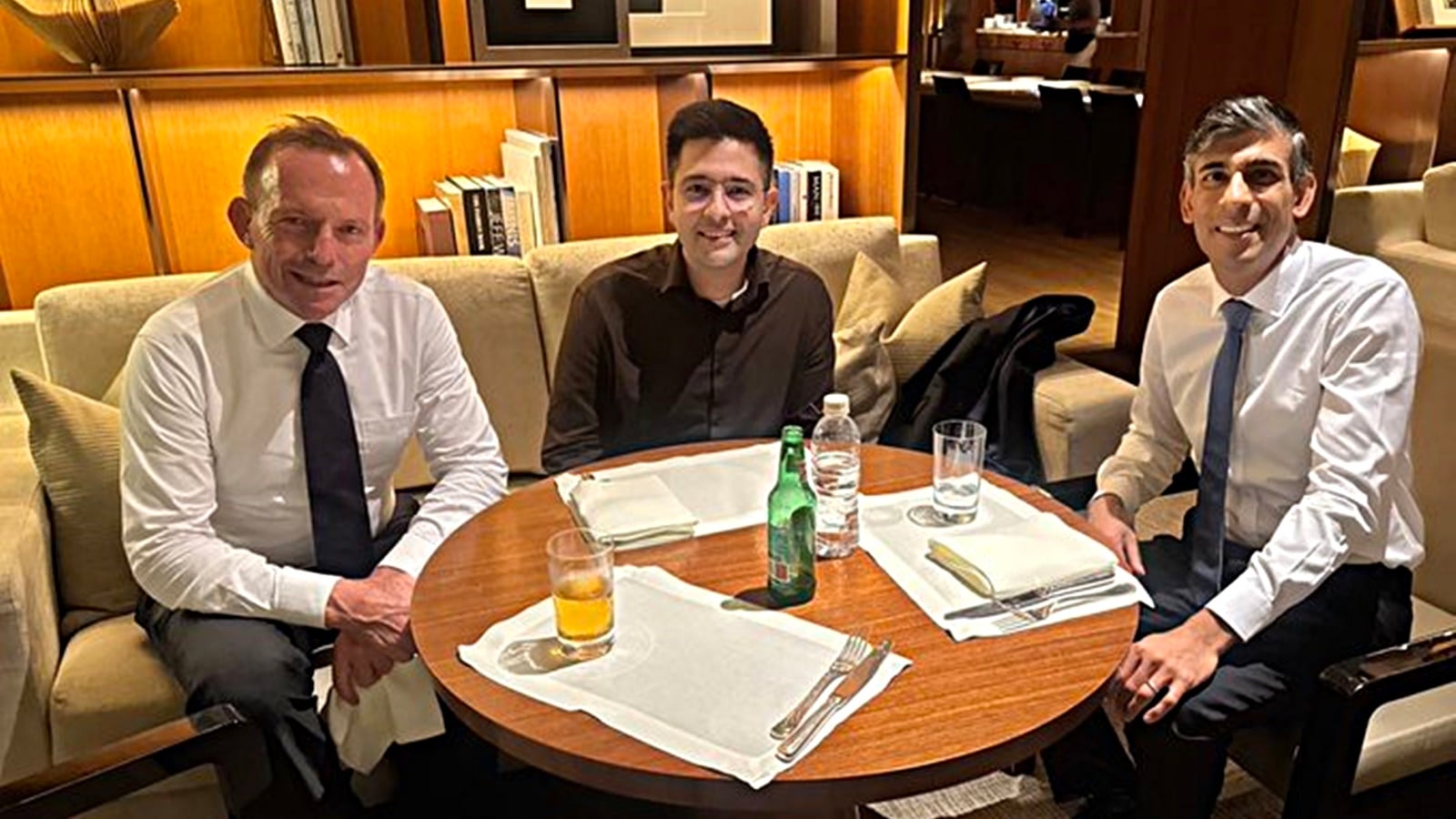 ‘A rather special moment': AAP's Raghav Chadha meets former PMs Rishi Sunak, Tony Abbott