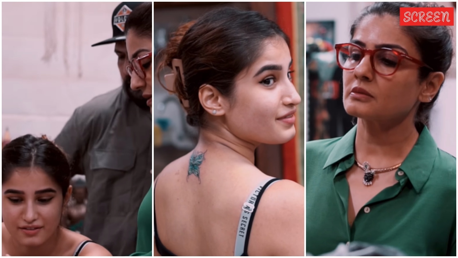 Raveena Tandon helps daughter Rasha Thadani get her first tattoo: ‘Make the Trishul bolder'