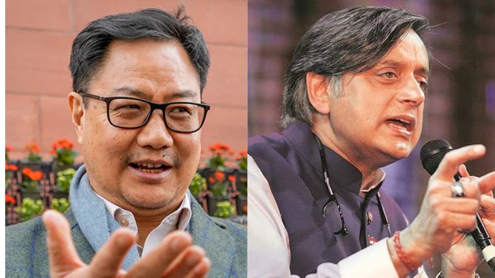 ‘Political desperation': Union Minister Rijiju backs Tharoor amid Cong's ‘super spokesperson' jibe