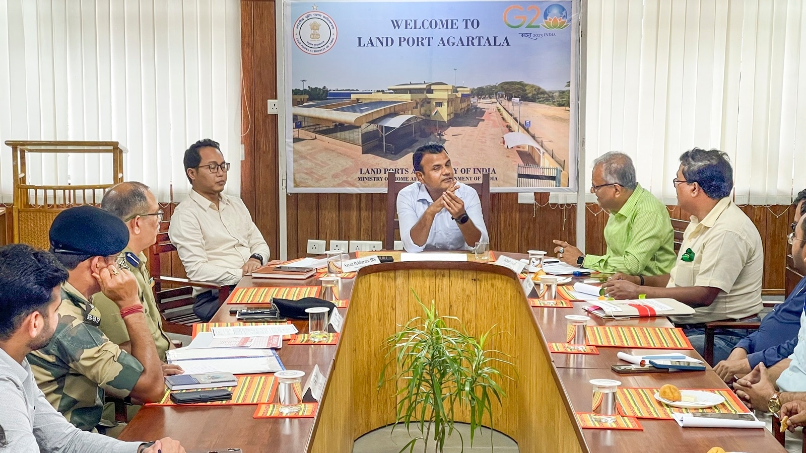 Tripura holds high-level meeting to implement new restrictions on border trade with Bangladesh