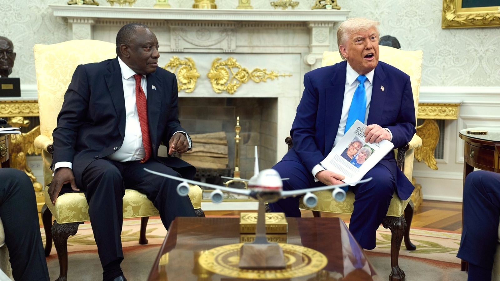 Watch: Asked about Qatar jet gift, Donald Trump tells journalist to ‘get out'
