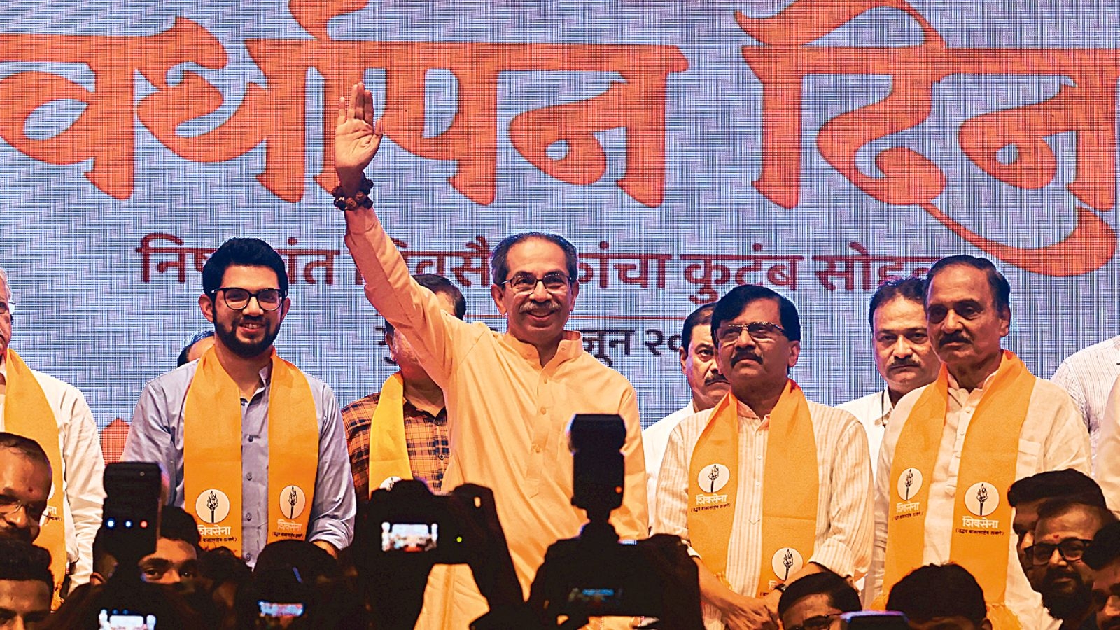 Sena Foundation Day: Uddhav hints at alliance with  MNS, vows to reclaim Mumbai