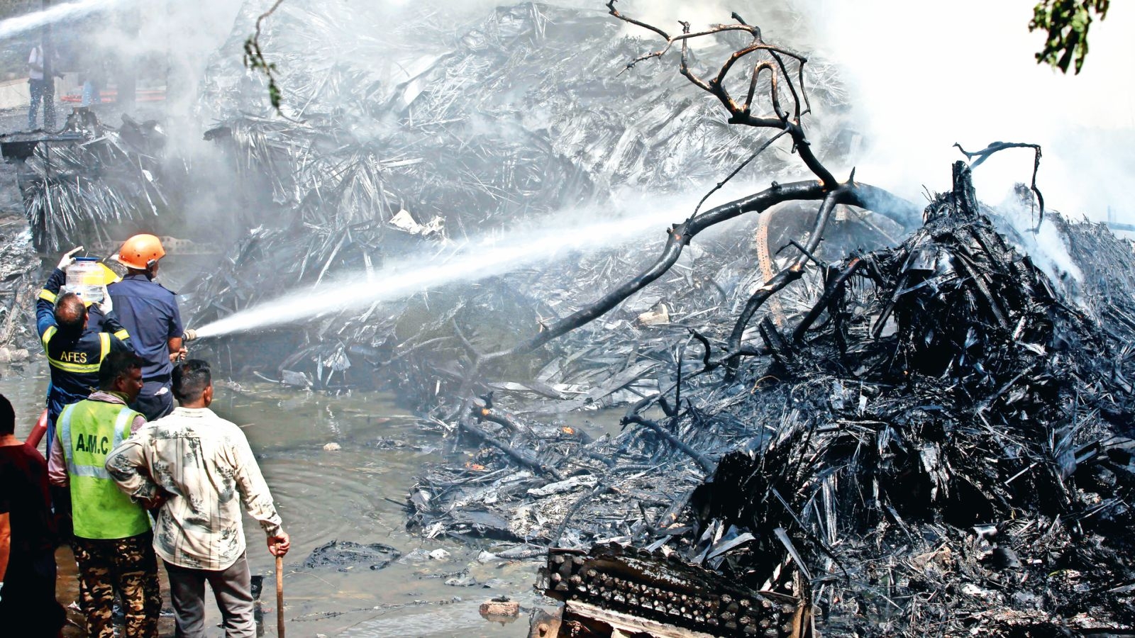 ‘Most of the passengers were still strapped to their seats': First responders recount scenes of Ahmedabad plane crash horror