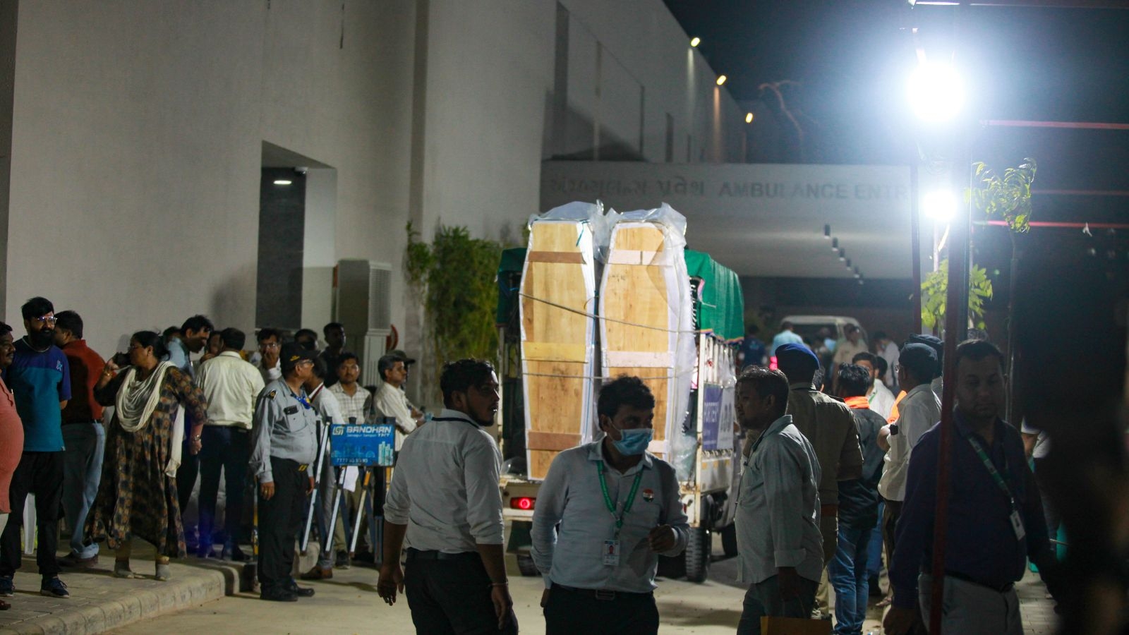 ‘Need to have something that tells us they are gone': At Ahmedabad hospital, long night for kin of crash victims