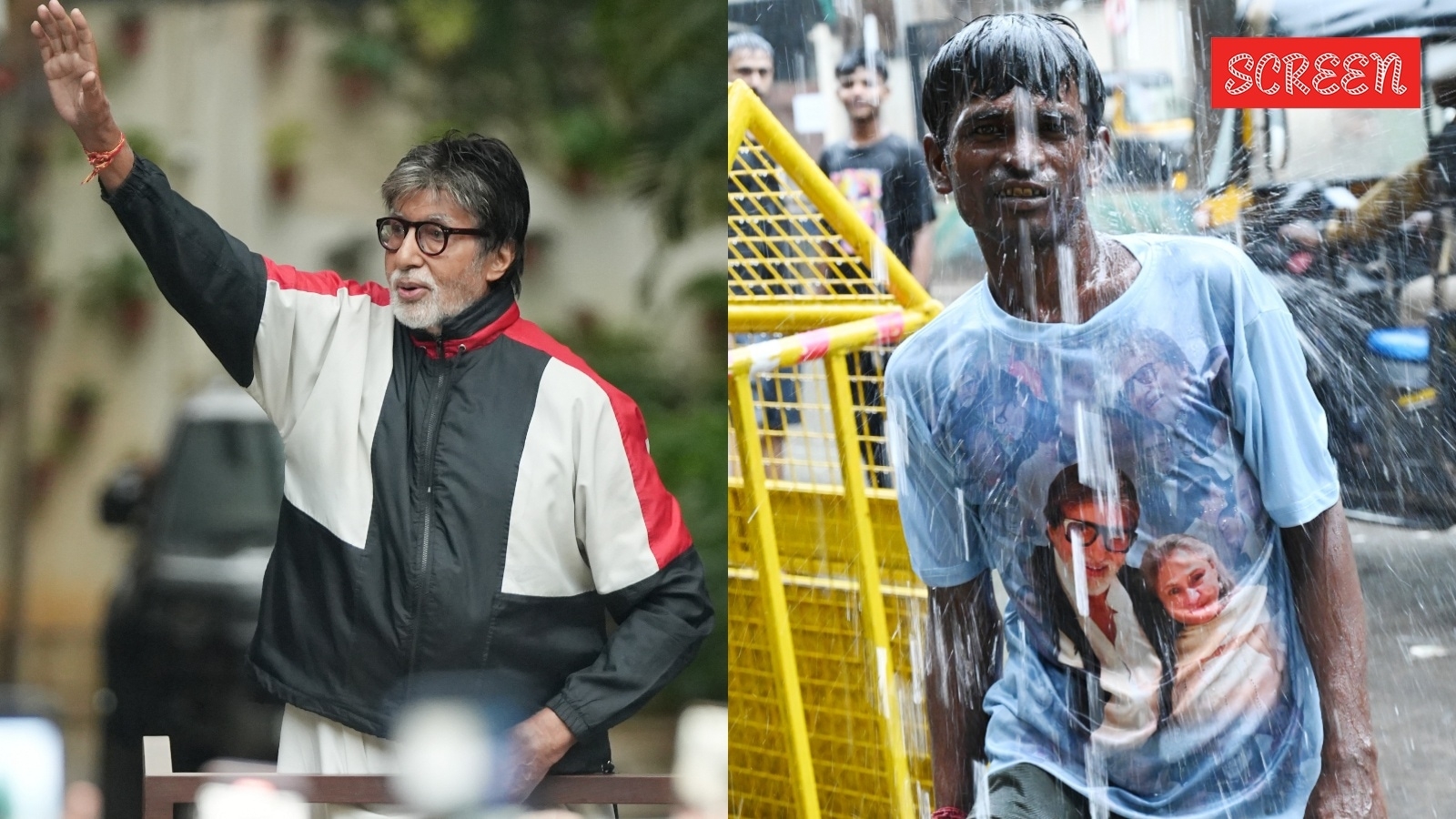 Amitabh Bachchan shares post on fans braving rain outside Jalsa: ‘Bohut kaha ki ghar jao, lekin nahi…'