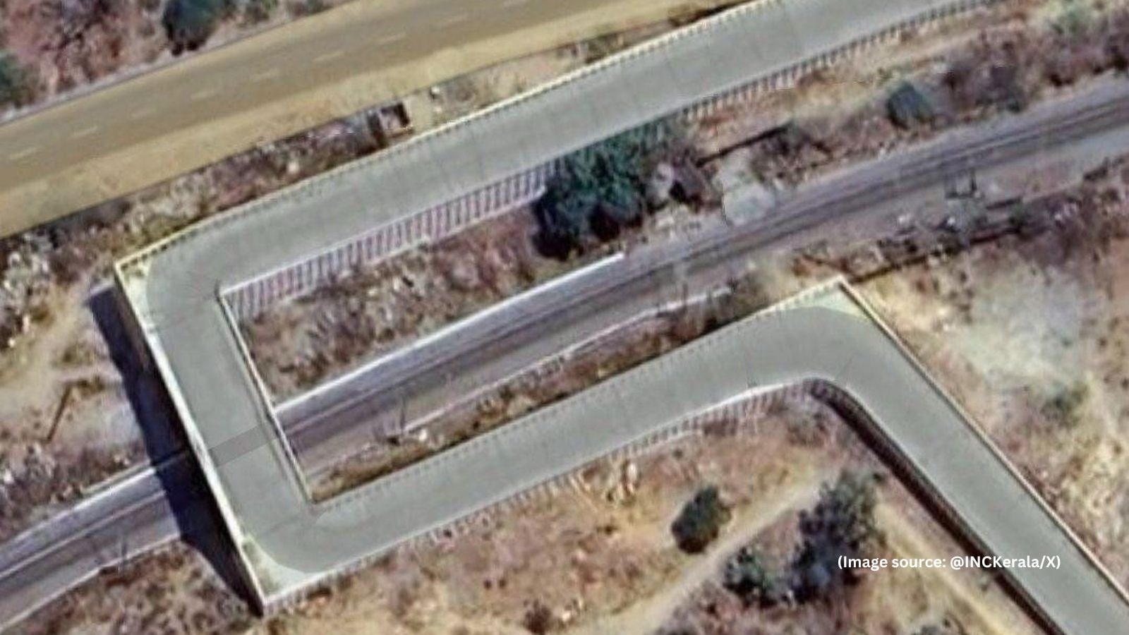 After Bhopal '90-degree' bridge goes viral, Congress drops pic of Andhra's ‘Temple Run' highway