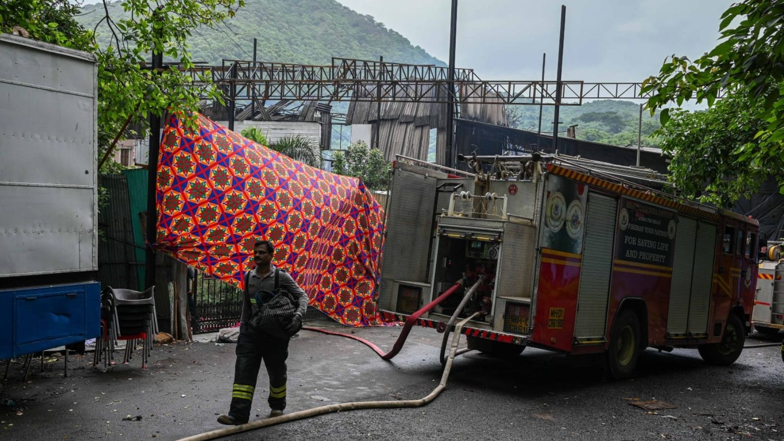 Fire breaks out on the set of Hindi series ‘Annapoorna' at Mumbai's Film City, no one injured