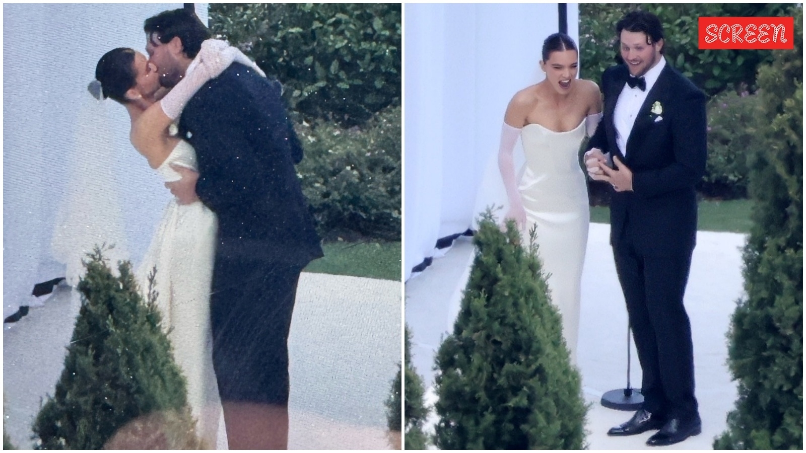 Actor Hailee Steinfeld marries Buffalo Bills quarterback Josh Allen in dreamy ceremony