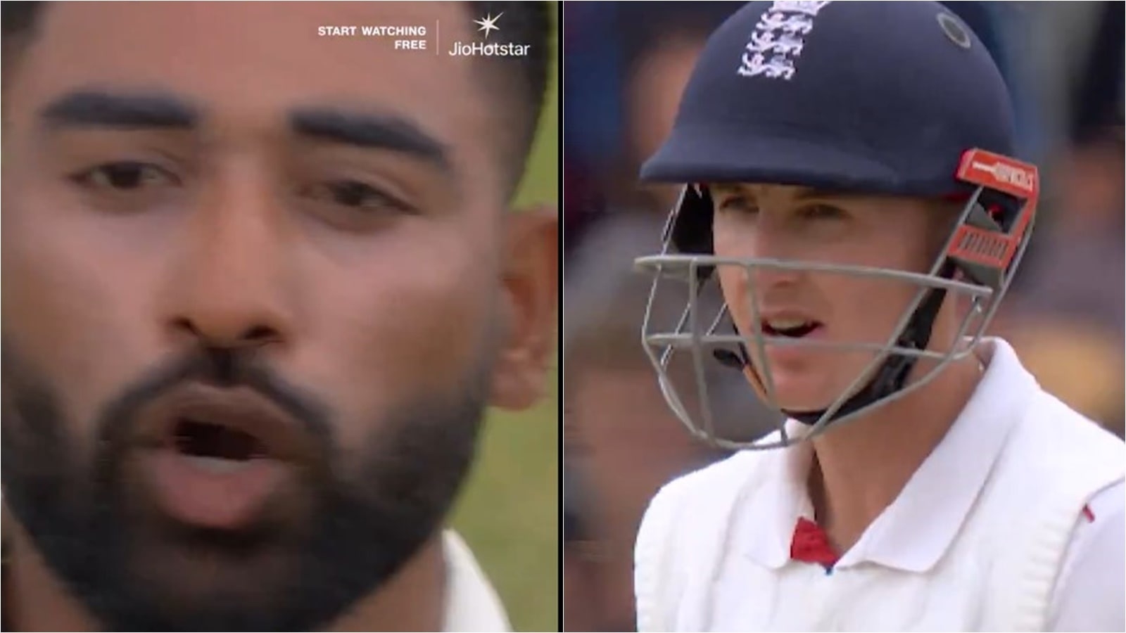 WATCH: Harry Brook, Mohammed Siraj engage in brief war of words during IND vs ENG 1st Test