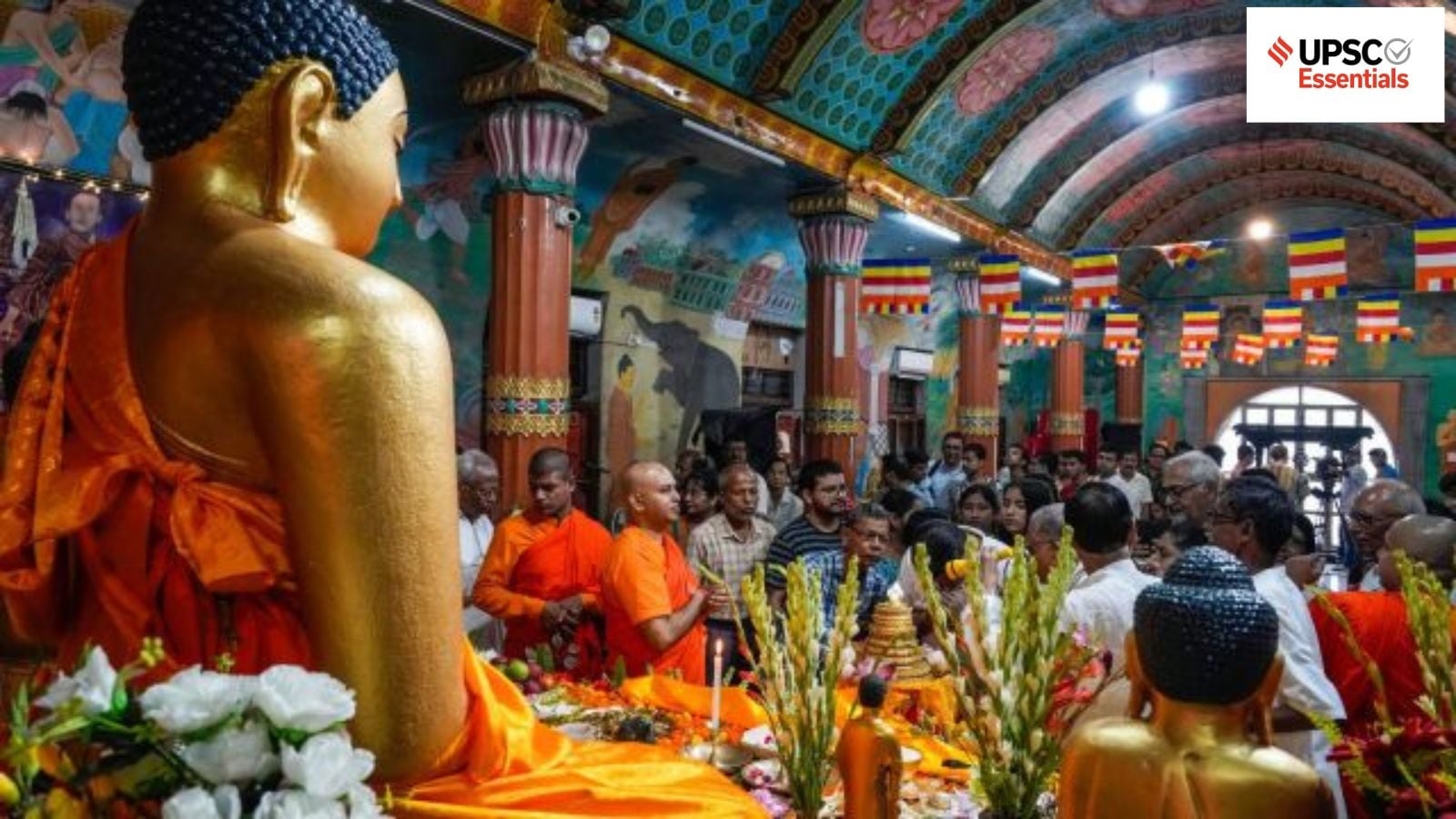 Mains answer practice — GS 1 : Questions on significance of the triratna and temple architecture (Week 107)