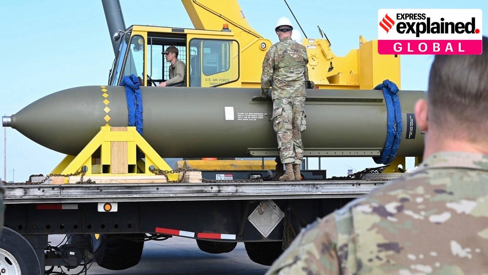 13,000 kg, penetrates 60 m into the soil before exploding: The massive bunker buster the US has dropped on Fordo