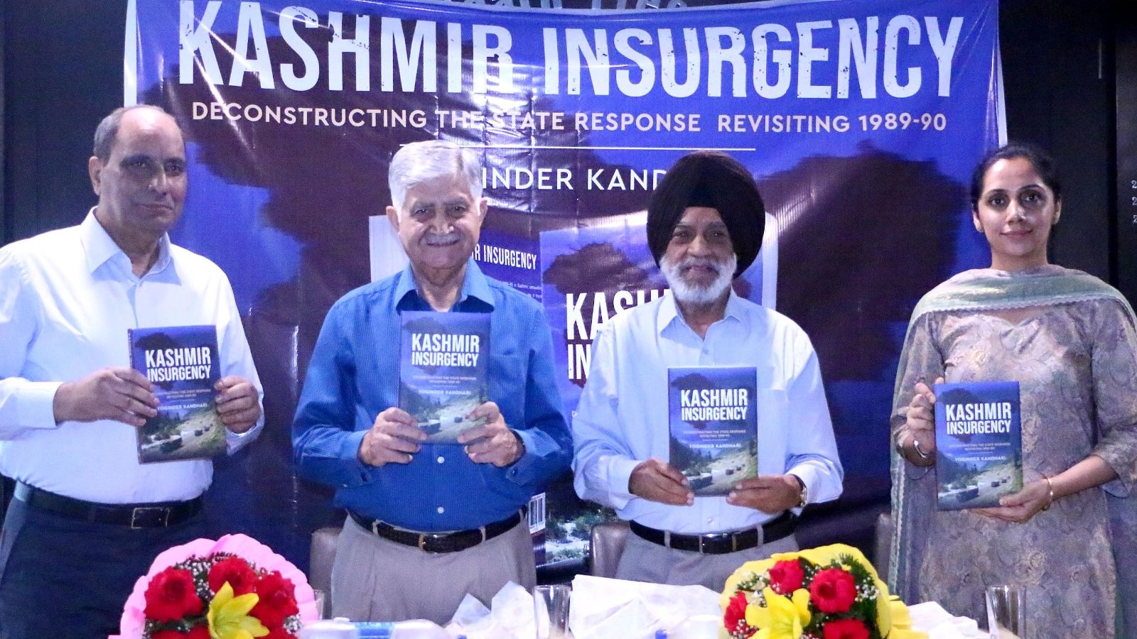 In Chandigarh, former Army chief Gen VP Malik releases book on Kashmir insurgency of 1989-90