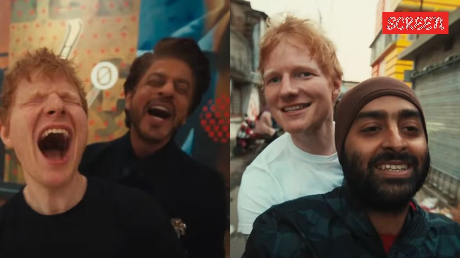 Ed Sheeran sings with Shah Rukh Khan and Arijit Singh in music video for Sapphire. Watch