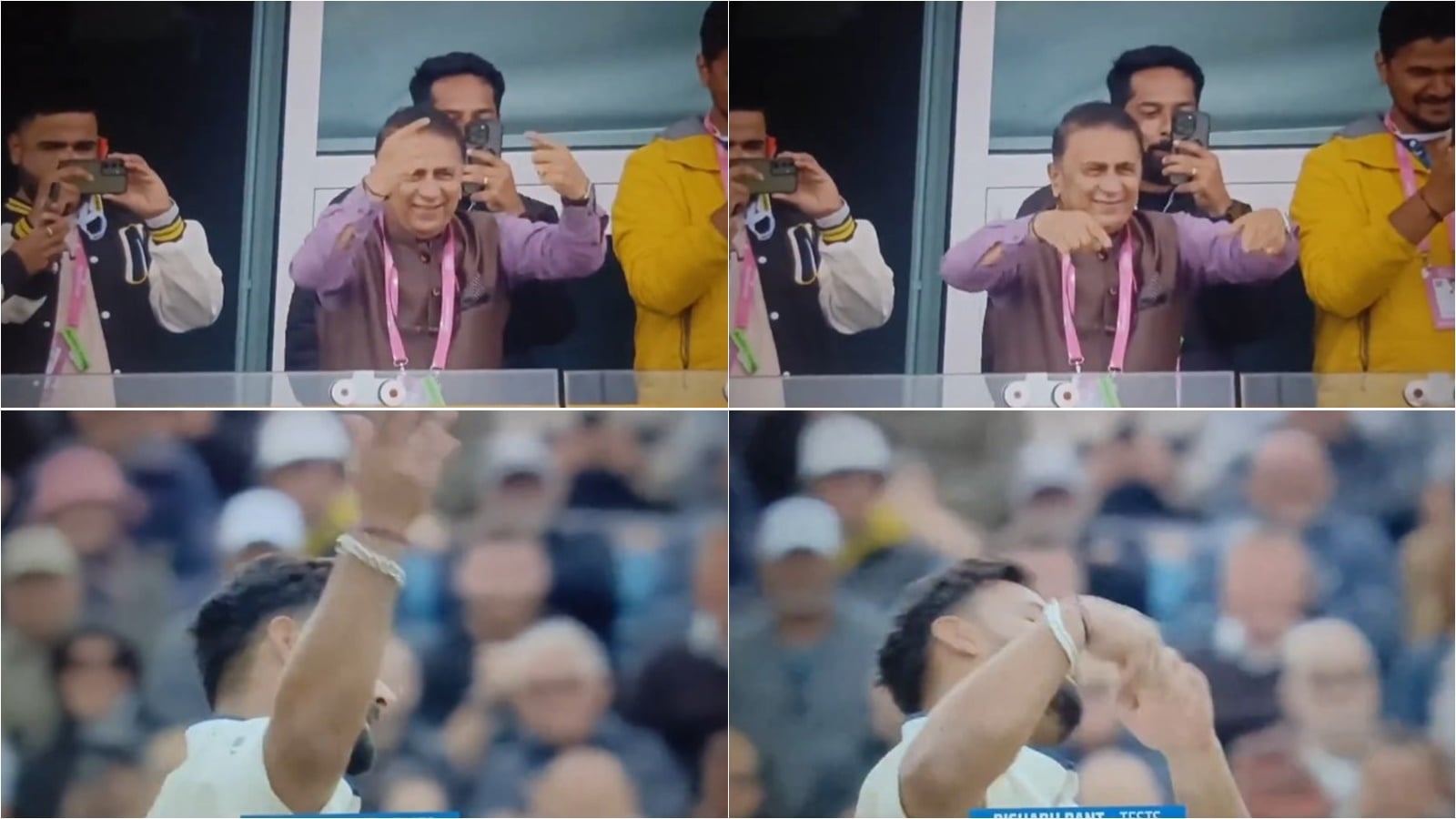 WATCH: Sunil Gavaskar gestures Rishabh Pant to pull off hand spring celebration after 100 in 2nd innings vs ENG, batter says ‘later'