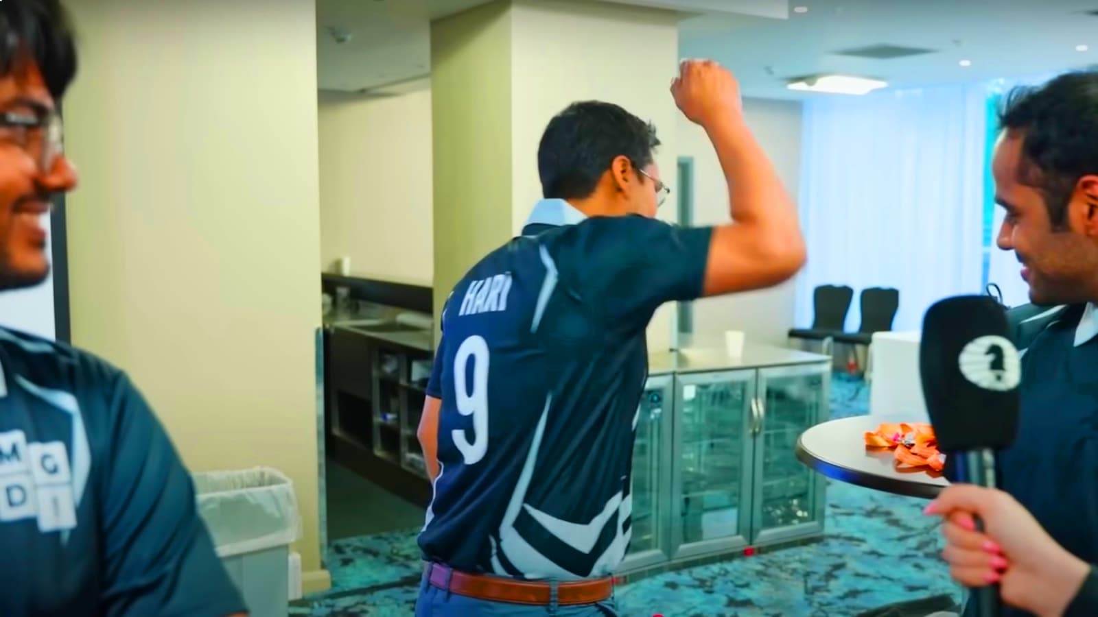 WATCH: Pentala Harikrishna mimics Magnus Carlsen's famous fist-smash moment