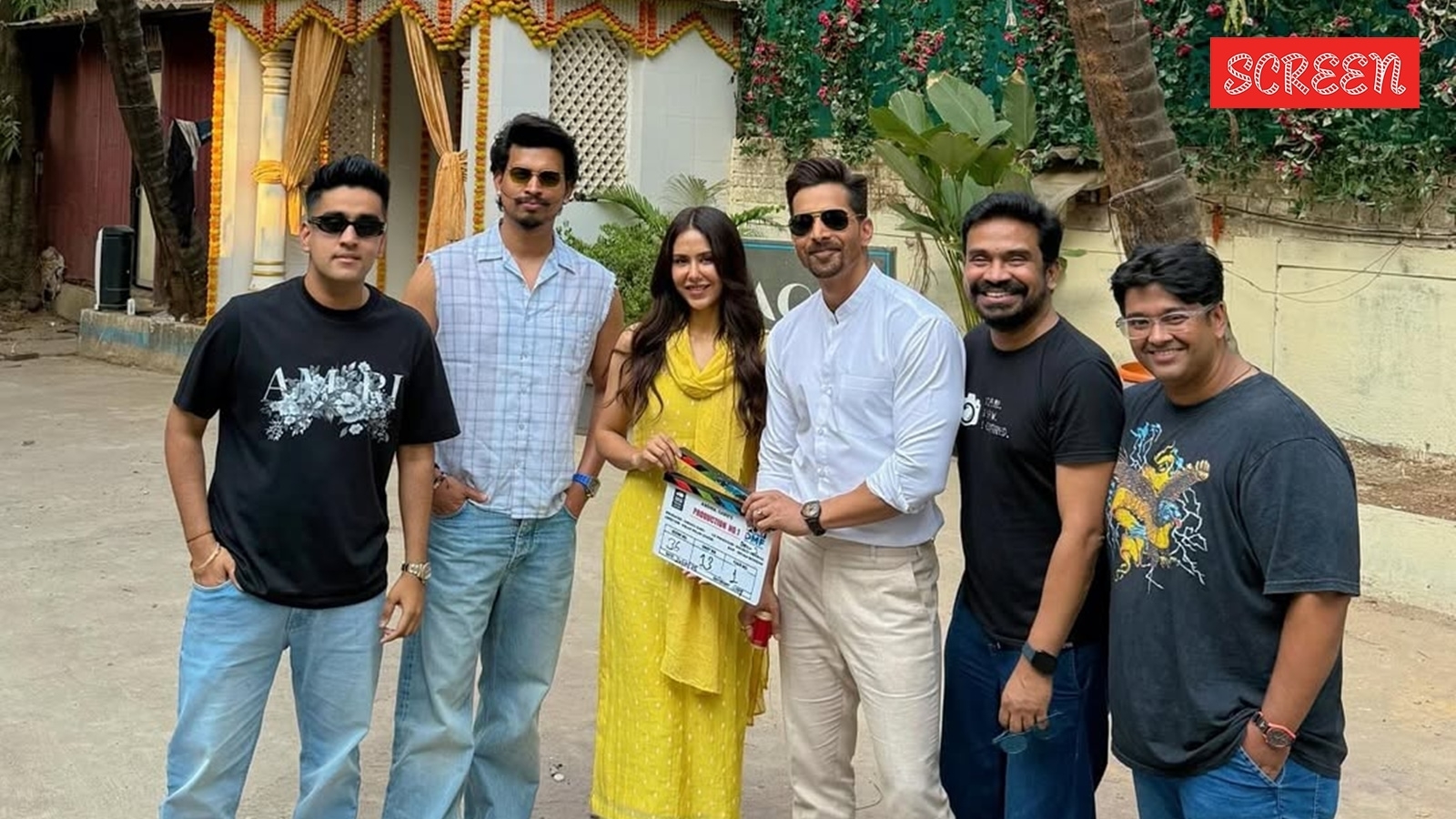Helium balloons burst into flames while Harshvardhan Rane and Sonam Bajwa celebrate finishing shooting for their film. Watch