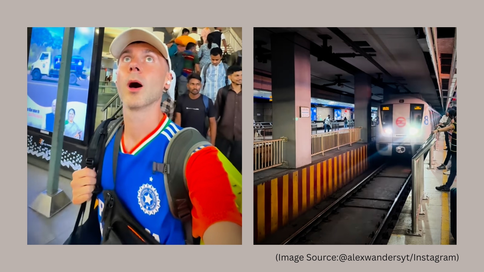 Viral video shows tourist awestruck by Delhi Metro, compares it to London Underground