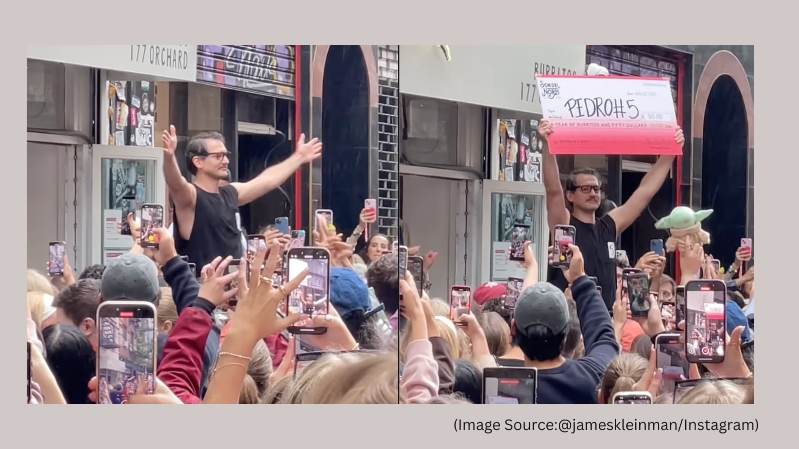 ‘Who's your daddy?': actor Pedro Pascal's look-alike wins New York Father's Day contest and a year's worth of burritos