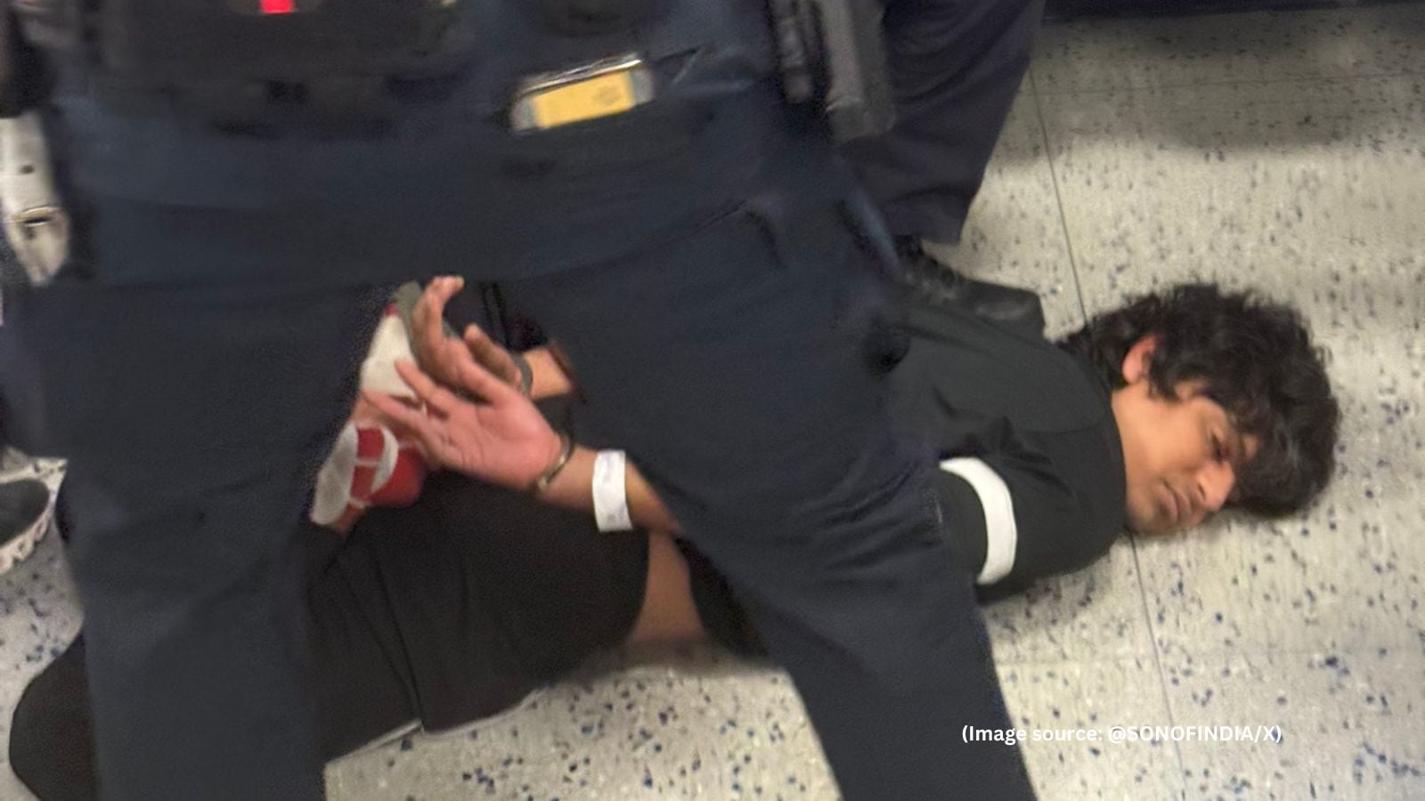 ‘This is a human tragedy': Videos of a young Indian man handcuffed, pinned to the floor at Newark Airport in the US go viral