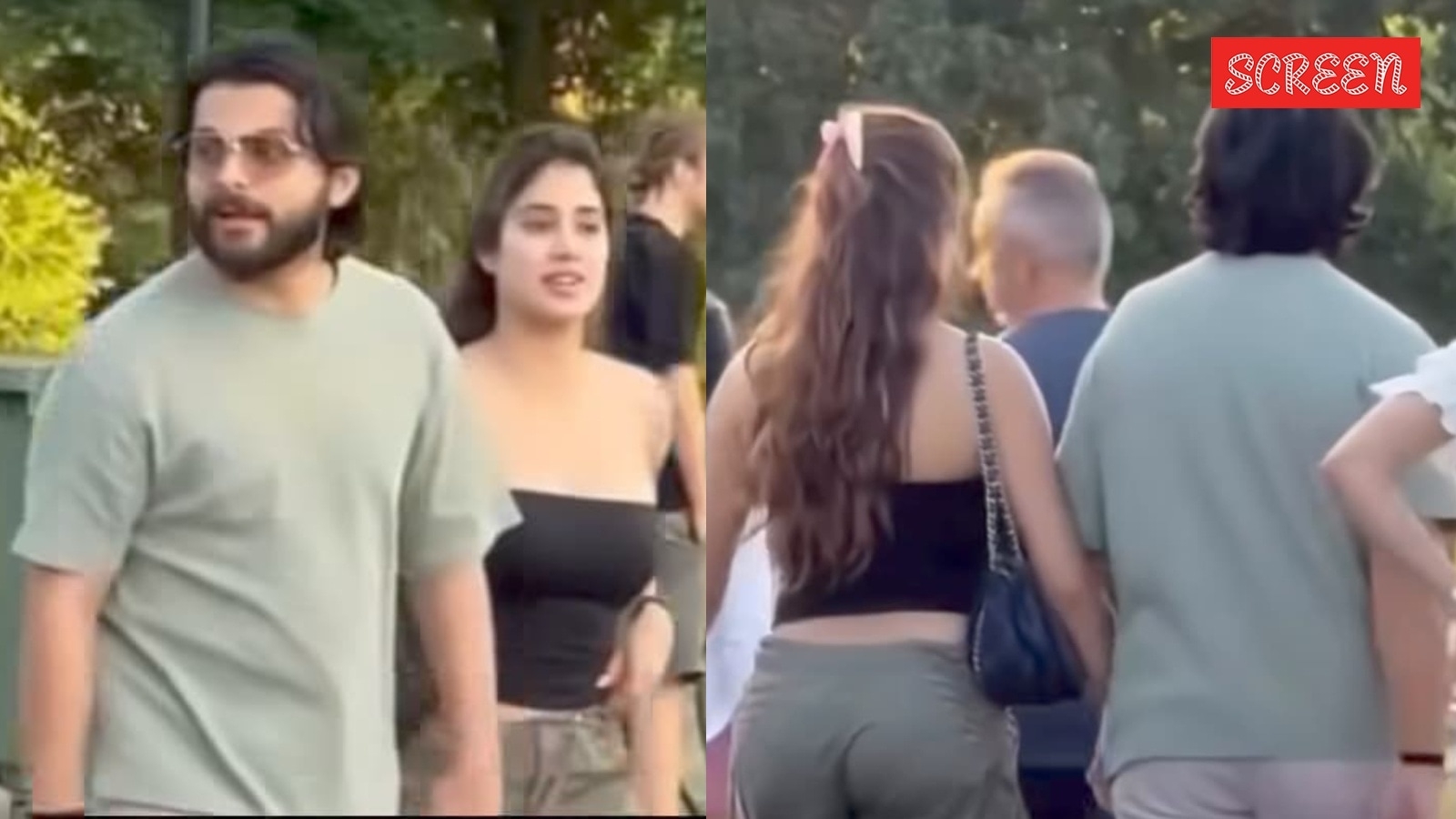 Janhvi Kapoor and boyfriend Shikhar Pahariya's romantic London stroll captures hearts. Watch