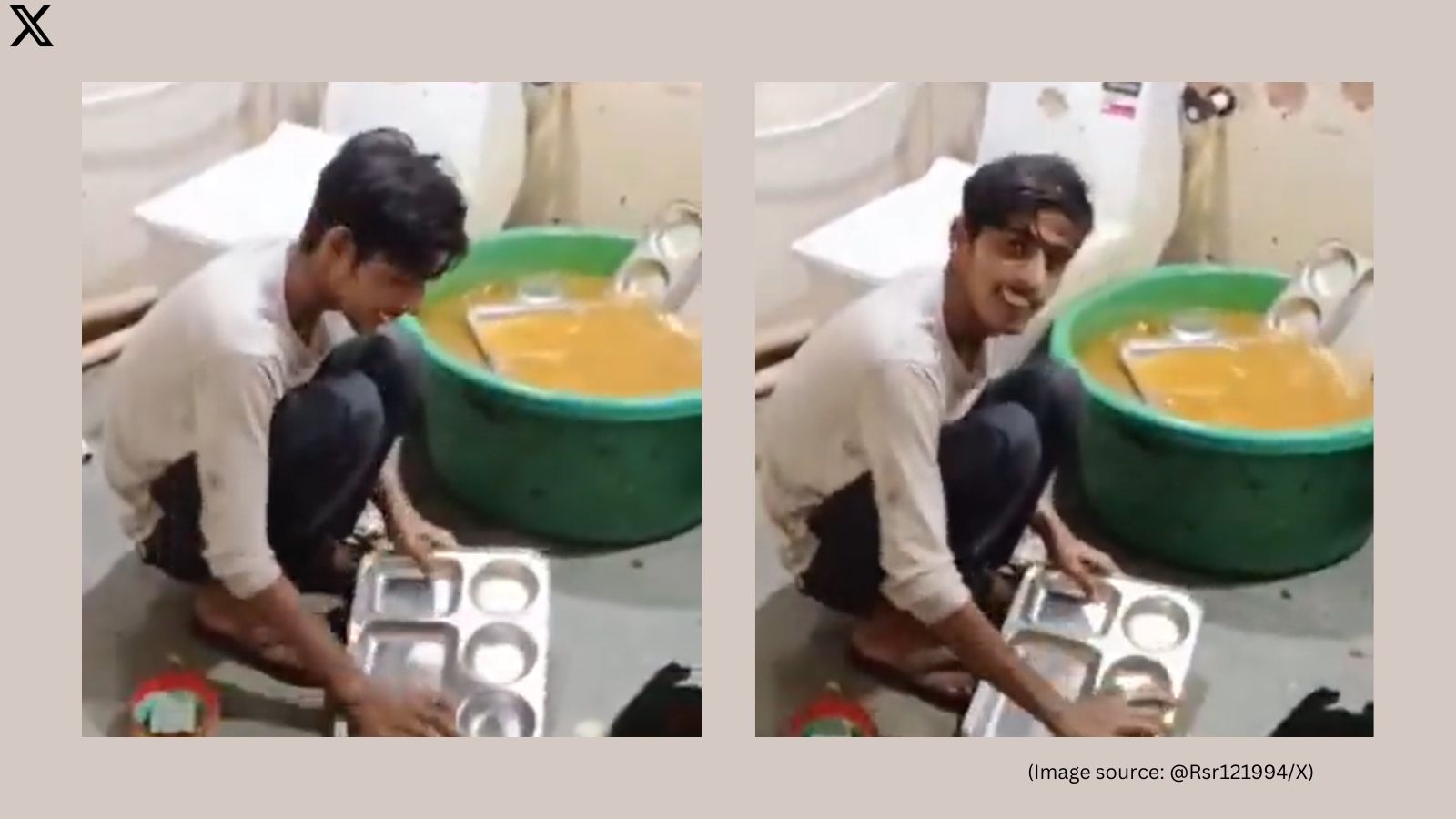 Unhygienic food practices exposed in Mathura; minor caught washing plates in bathroom in viral video