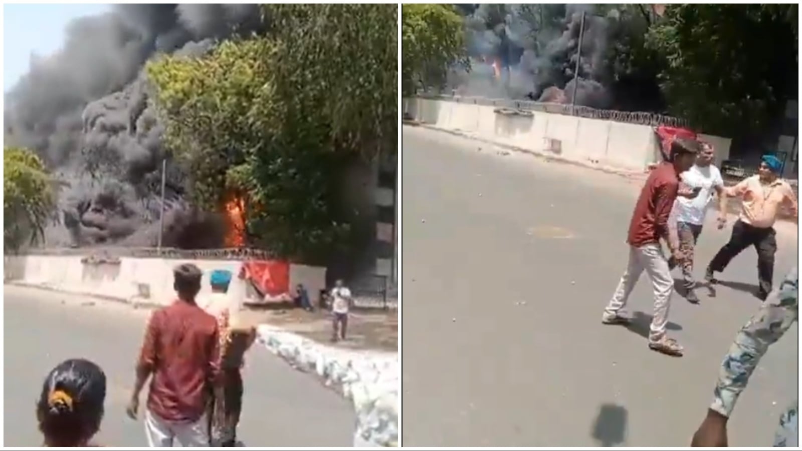 Walking out of fire: New video shows lone survivor of Air India crash emerging from wreckage