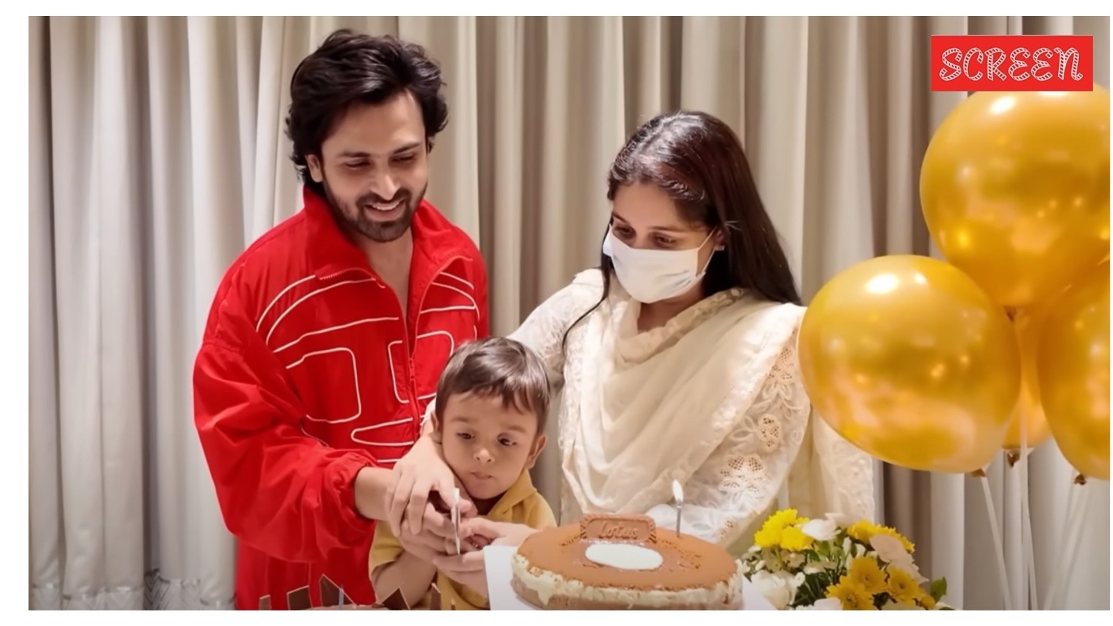 Shoaib Ibrahim shares visuals of low-key birthday celebration at home, Dipika Kakar opts for protein shake instead of cake. Watch