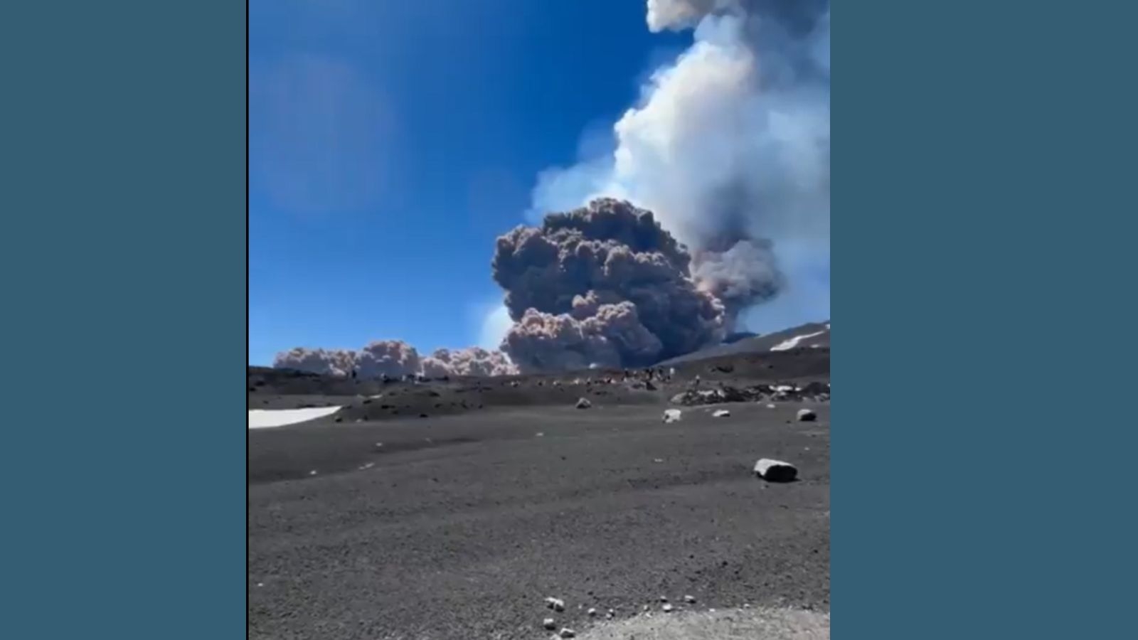Tourists evacuate as Mount Etna erupts in Italy, sending ash and lava into the sky
