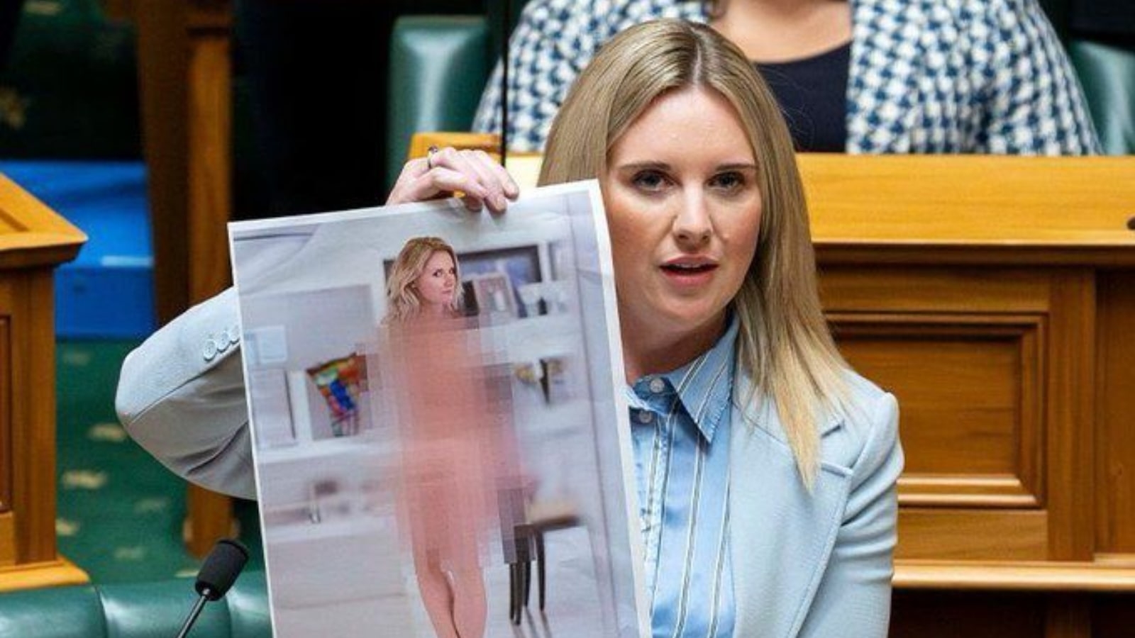 New Zealand MP shows AI-generated nude photo of herself in Parliament to push for deepfake laws