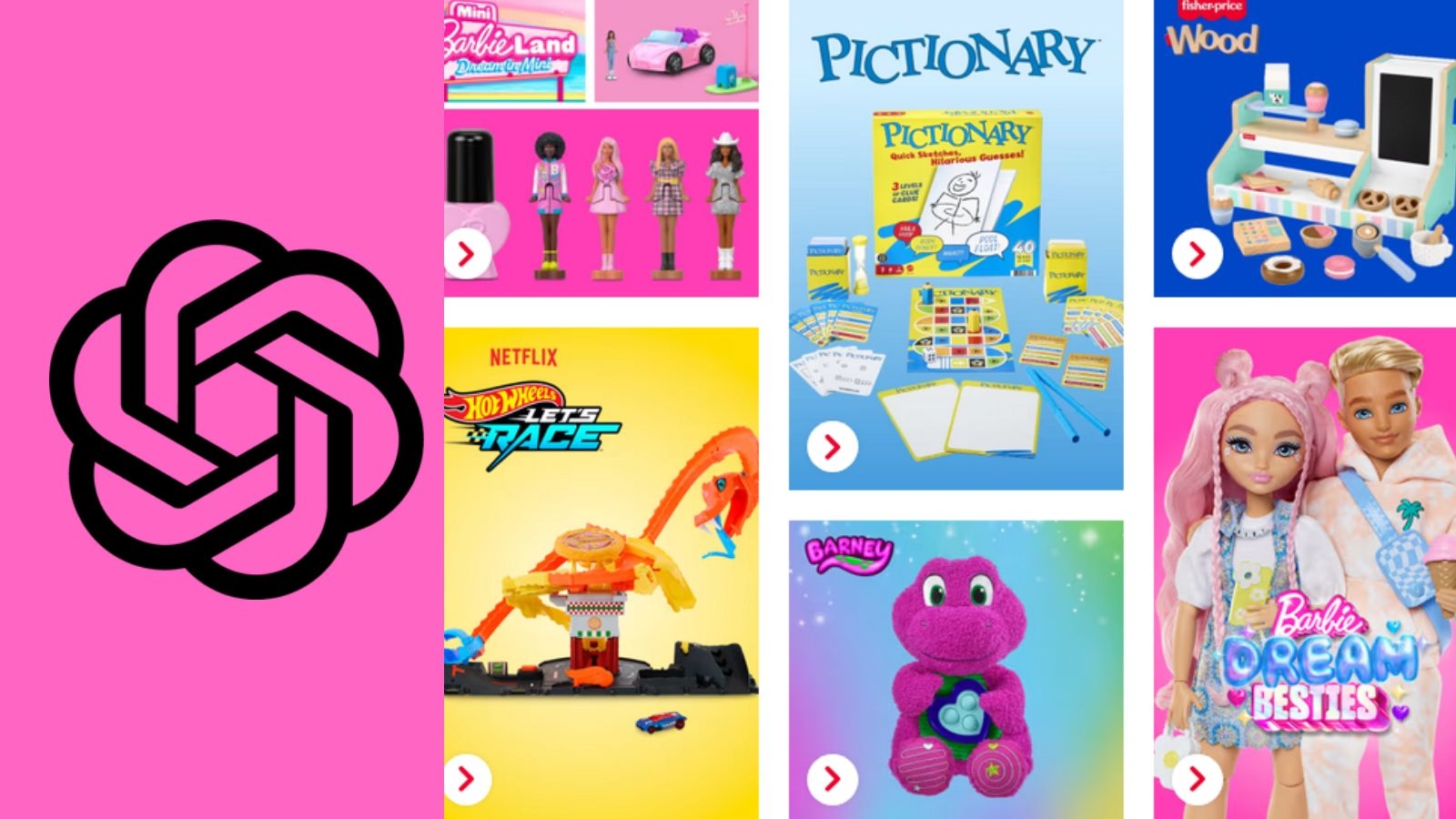 Mattel partners with OpenAI to bring AI to Barbie, Hot Wheels and more
