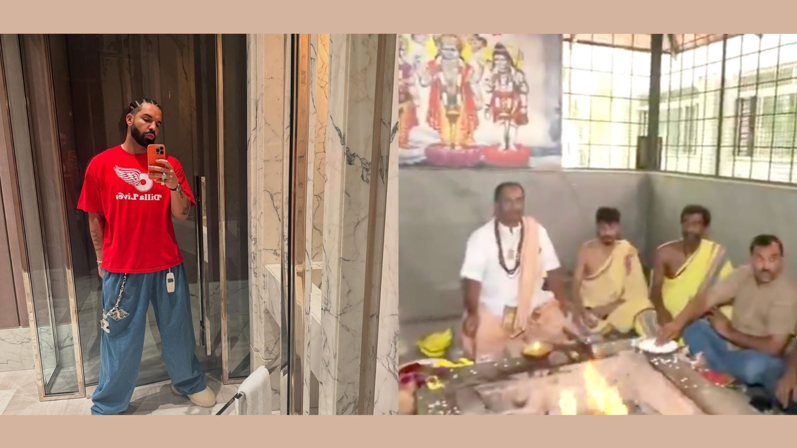 Canadian rapper Drake bets Rs 6.41 crore on RCB; fans turn to temples, perform havan ahead of IPL 2025 final. Watch