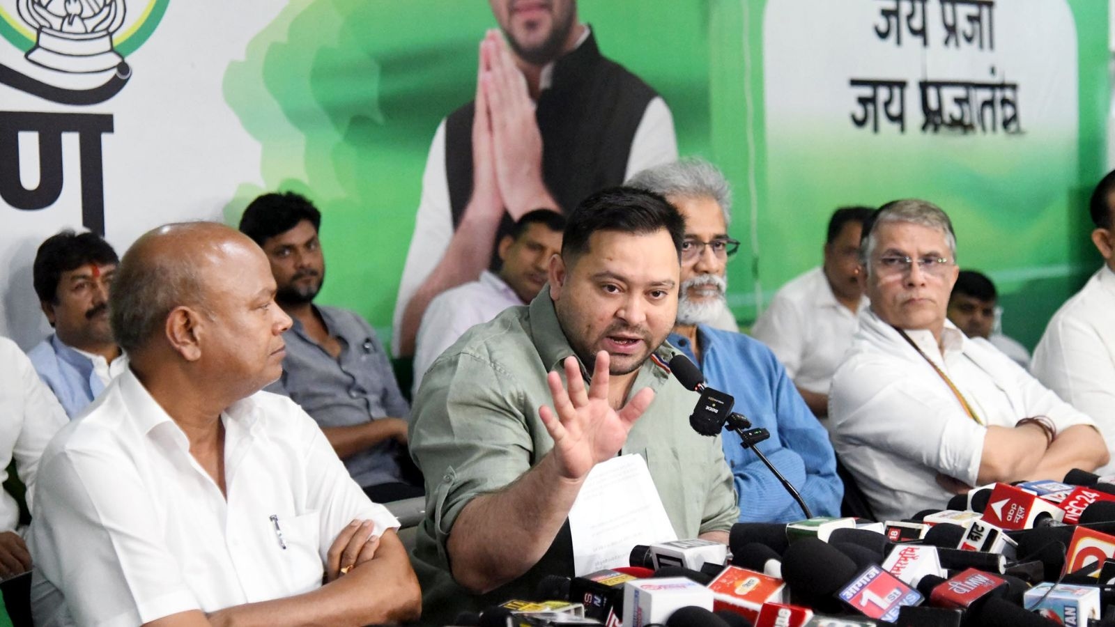 ‘BJP and JDU standing with Samajwad, RJD and SP are with Namazwad': BJP hits out at Tejashwi over anti-Waqf protest