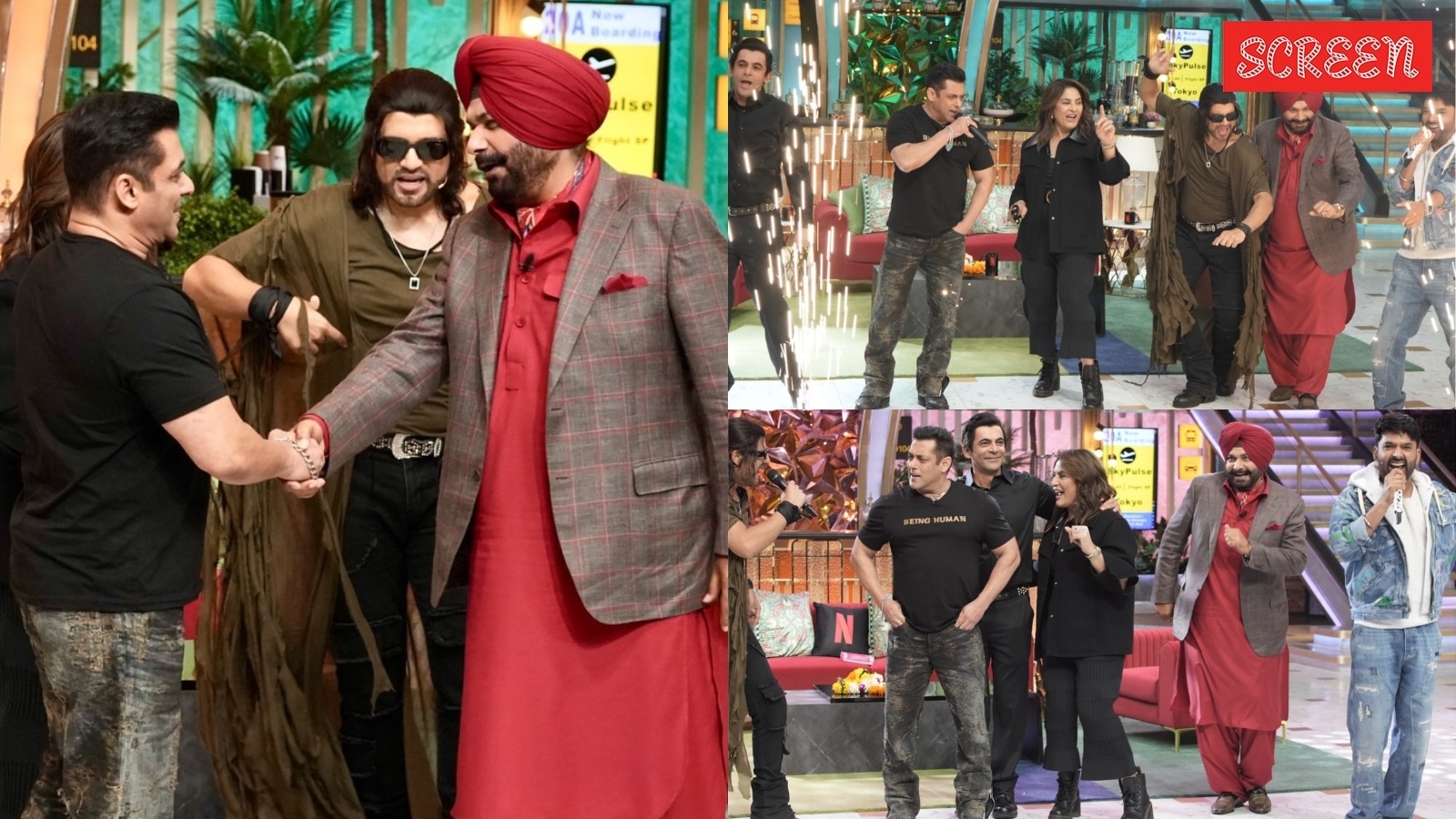 Salman Khan cracks up with Navjot Singh Sidhu on The Great Indian Kapil Show; Krushna Abhishek-Sunil Grover prepare SRK-Salman gag