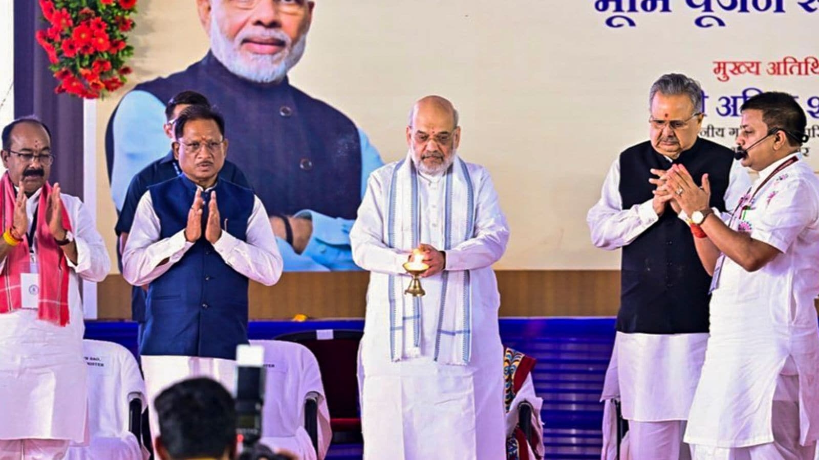 Maoists won't sleep peacefully this monsoon, says Amit Shah in Chhattisgarh