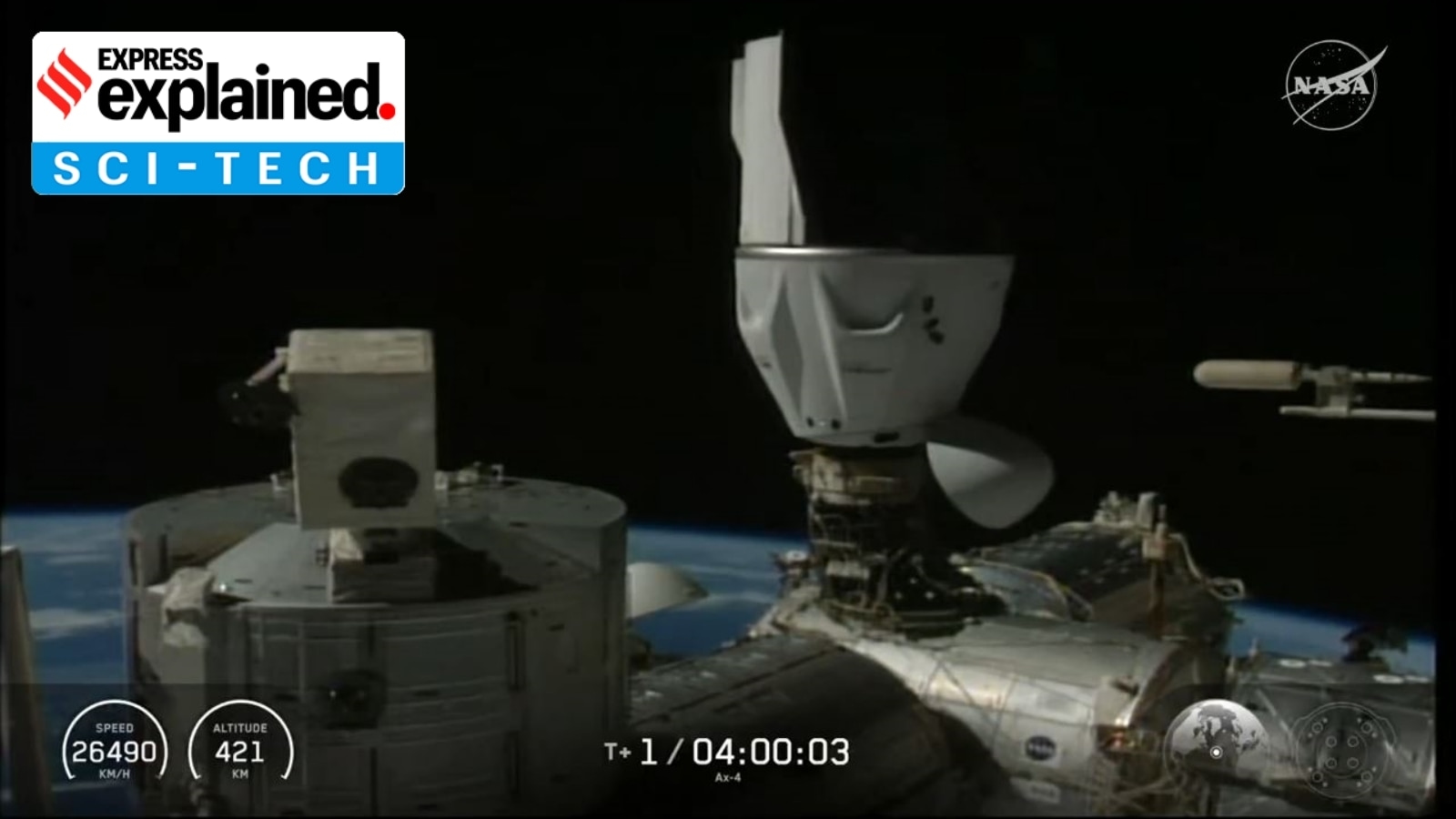 How Shubhanshu Shukhla's Dragon spacecraft docked with ISS