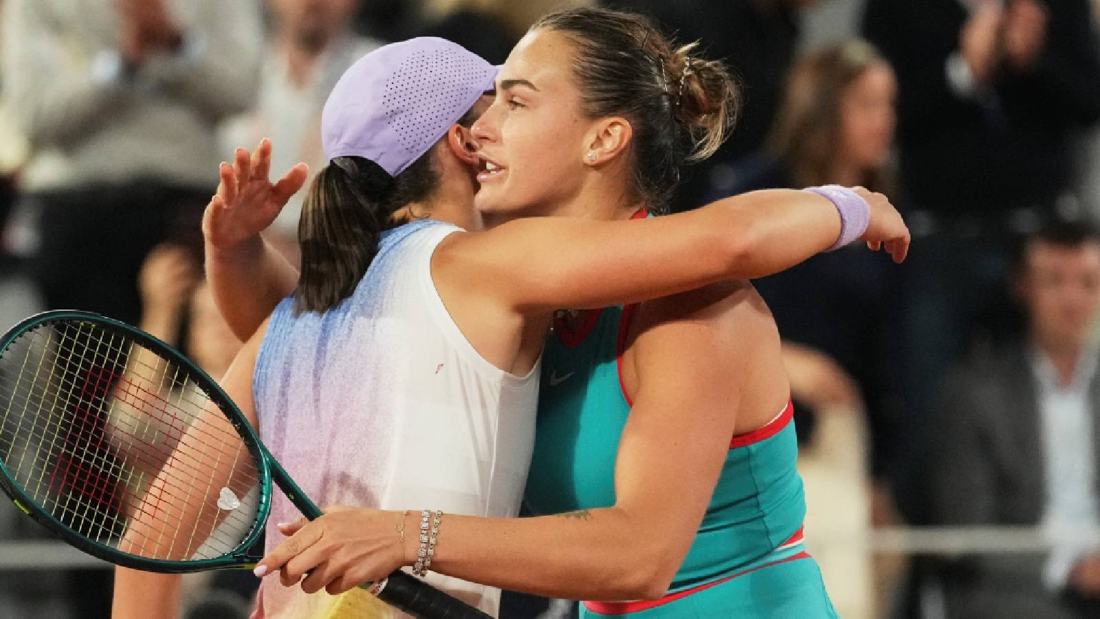 French Open: Aryna Sabalenka ends Iga Swiatek's winning run to reach final with composed, power-packed performance