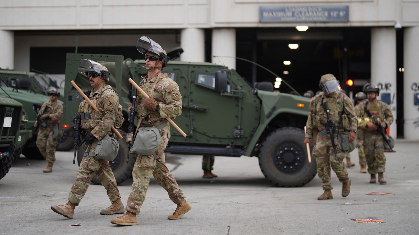 National Guard troops arrive in Los Angeles on Trump's orders to quell immigration protests