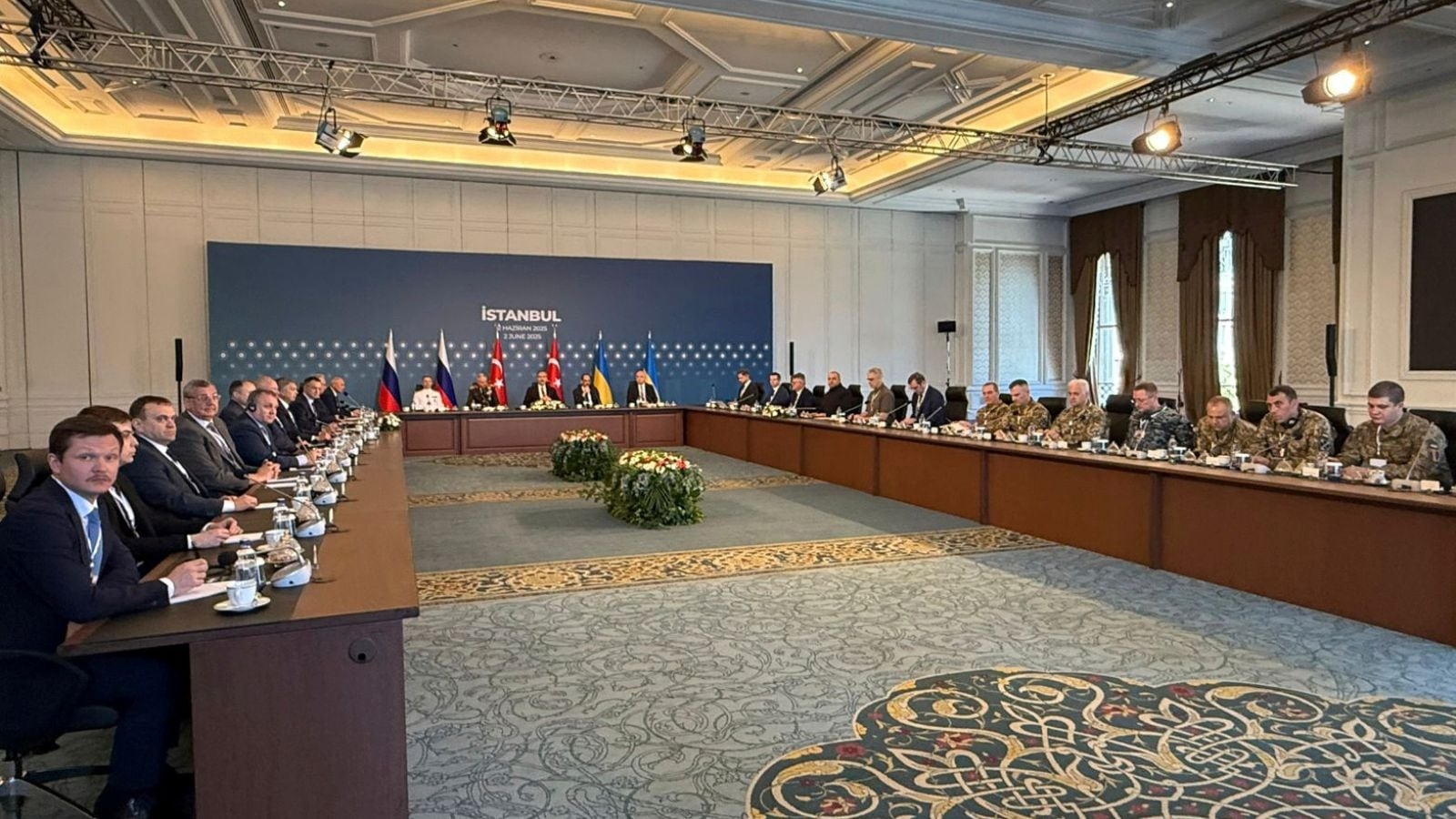 Russia, Ukraine hold peace talks in Turkey after drone attacks, meet lasts just over an hour