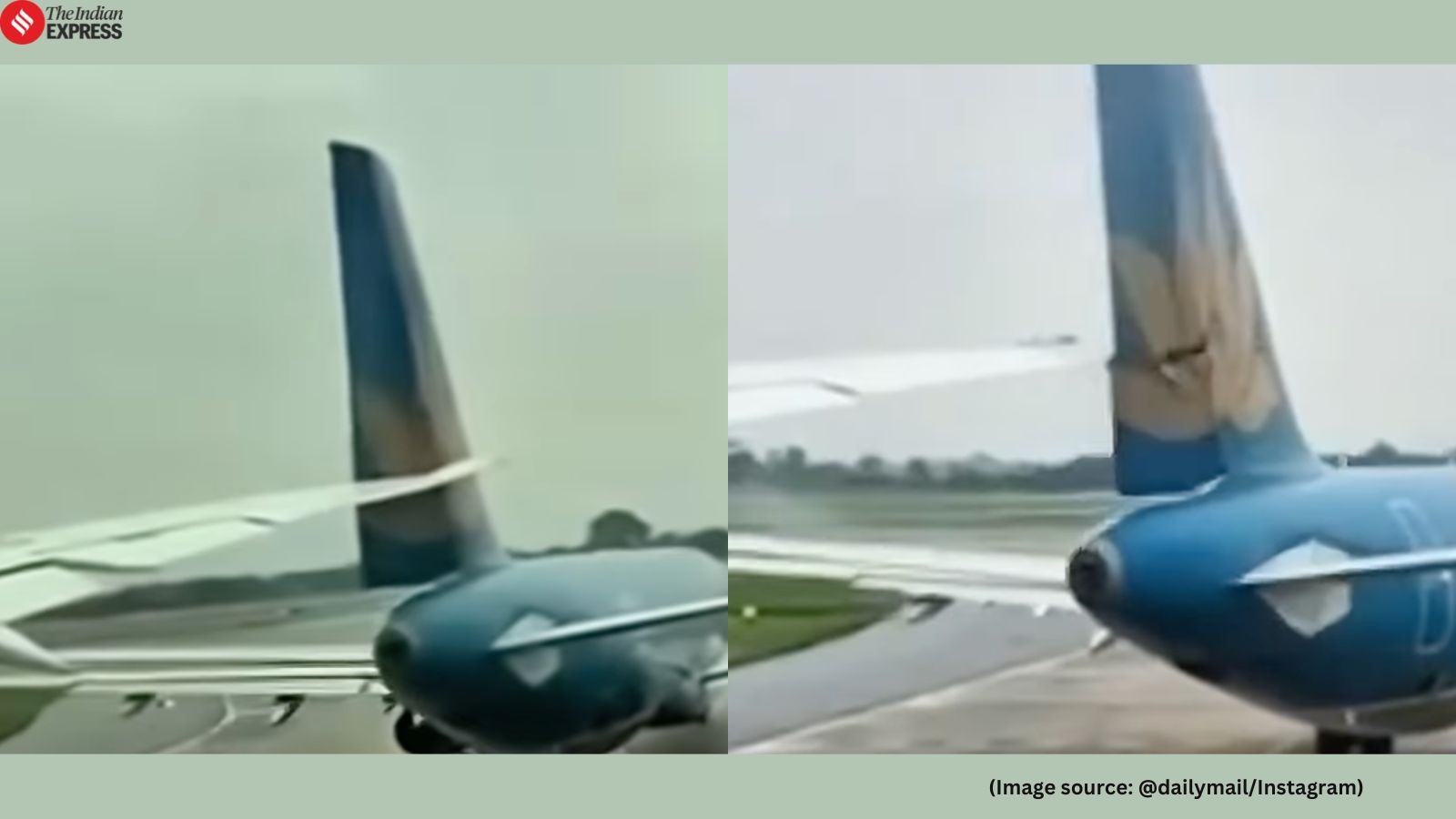 Watch: Vietnam Airlines' Boeing jet collides with parked Airbus on runway, slices through tail fin