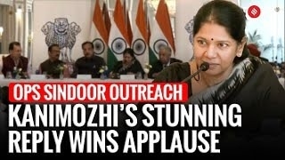 What's India's National Language? Kanimozhi's stunning reply wins applause in Madrid