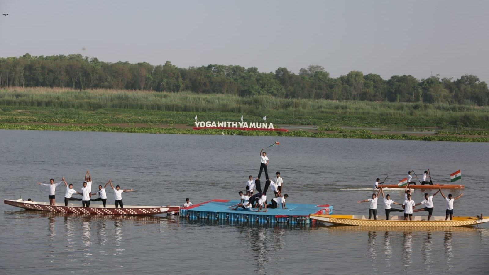 Delhi CM Rekha Gupta leads International Yoga Day event along Yamuna Ghat