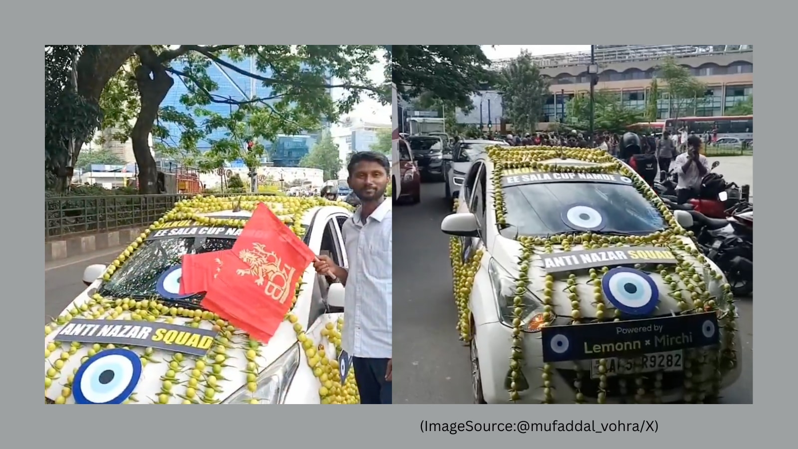 RCB fever grips Bengaluru: Car wrapped in nimbu-mirchi goes viral ahead of IPL 2025 final