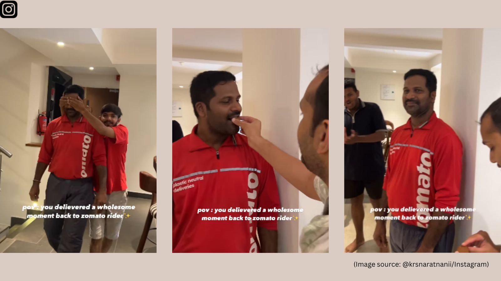 Zomato delivery partner breaks down in tears after birthday surprise by customers: ‘This is the world we want'