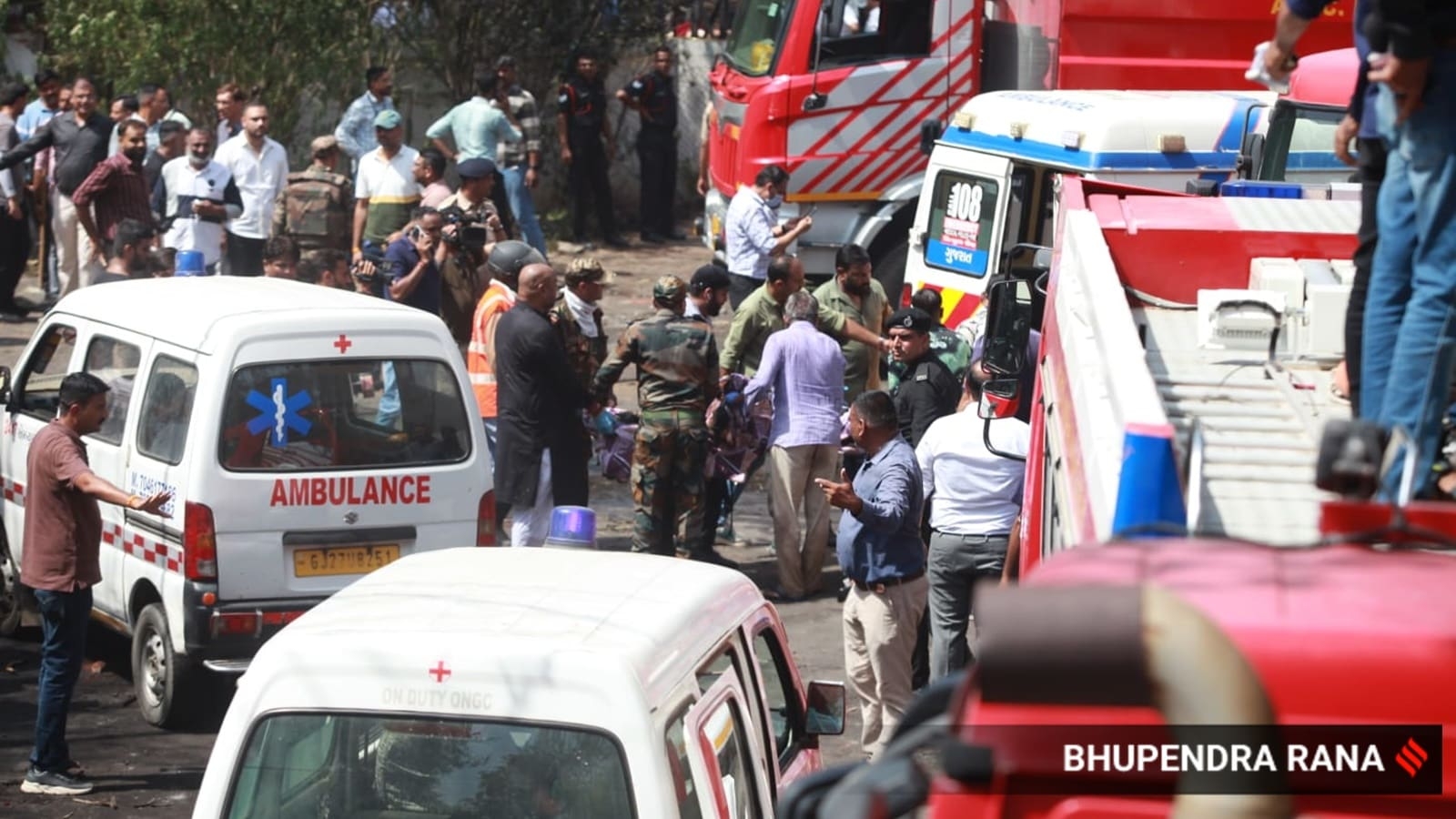 Ahmedabad Air India plane crash: Bodies wheeled into hospital with severe burns, seatbelts still on