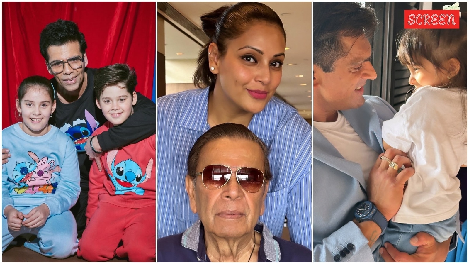 Happy Father's Day: Karan Johar on being a single dad, Bipasha Basu shares daughter Devi competing for ‘who has the world's best Papa'. See photos