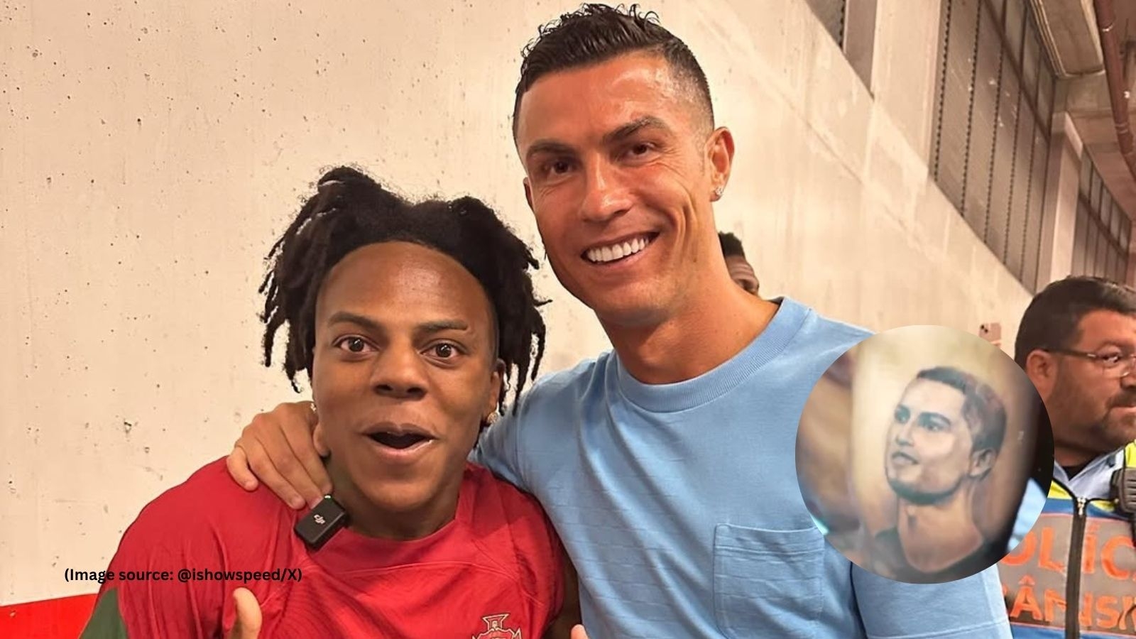 iShowSpeed shows off new Cristiano Ronaldo tattoo on livestream; ChatGPT says ‘it looks like…'