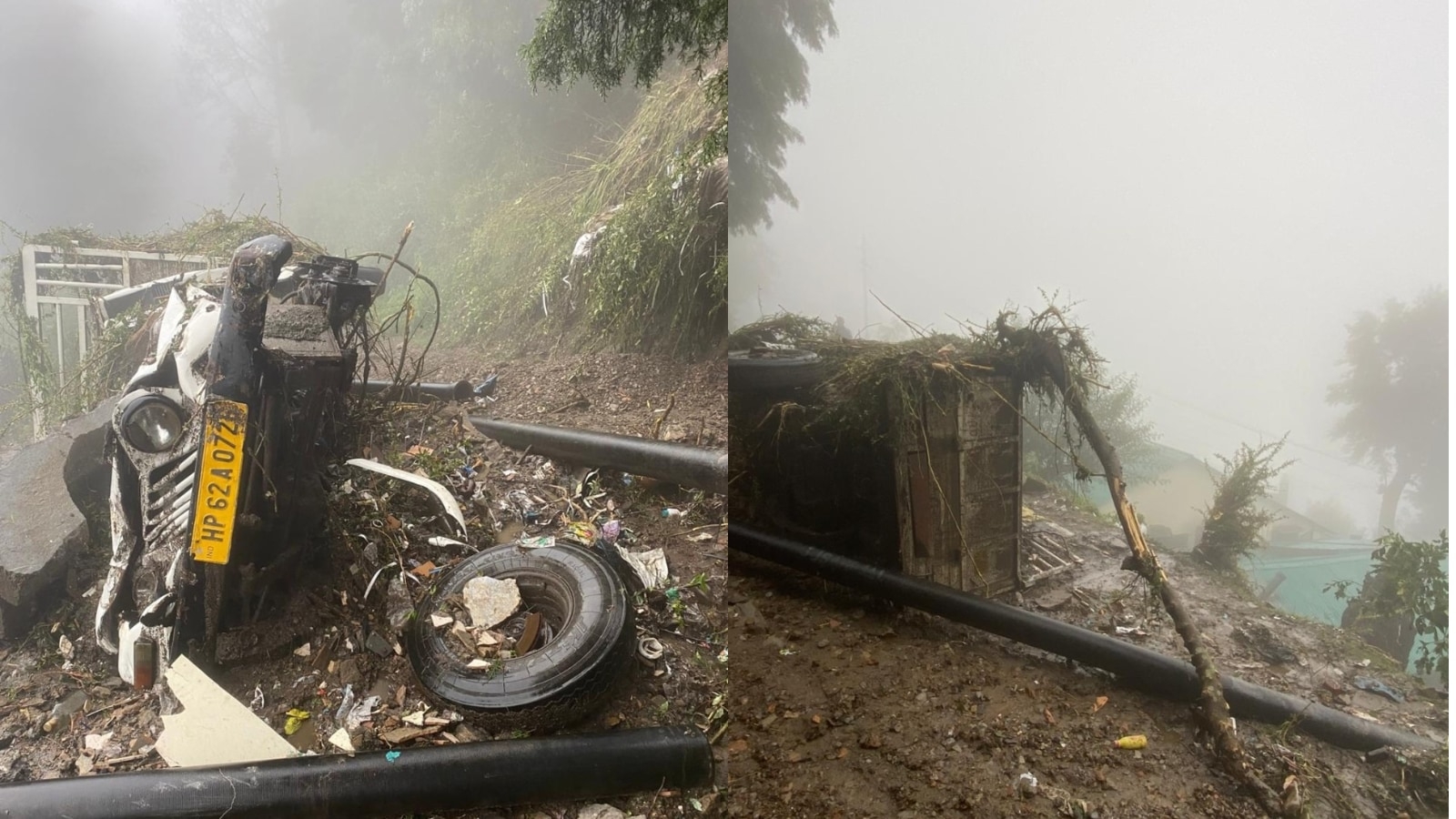 Rain triggers landslides at several places in Himachal; orange alert issued