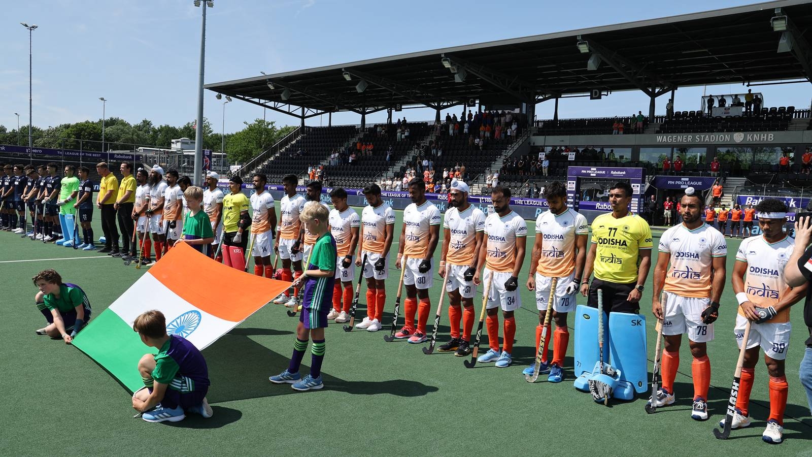 India, Argentina hockey players observe a minute's silence for Ahmedabad plane crash victims
