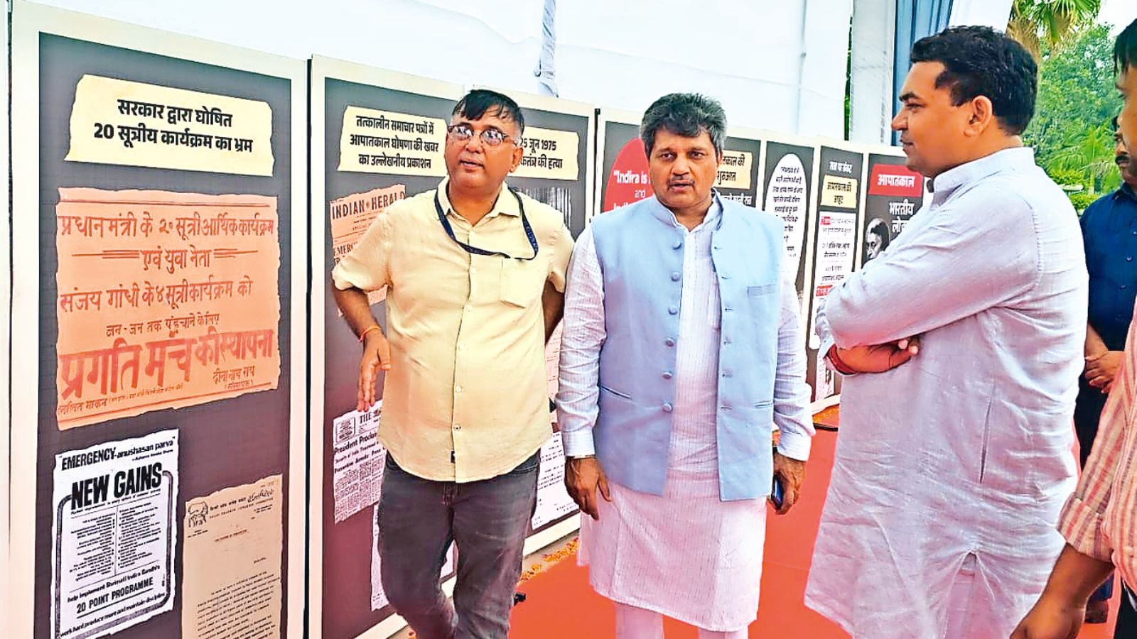BJP slams Congress on 50th Anniversary of Emergency, marks ‘Samvidhaan Hatya Diwas' with exhibition in Delhi