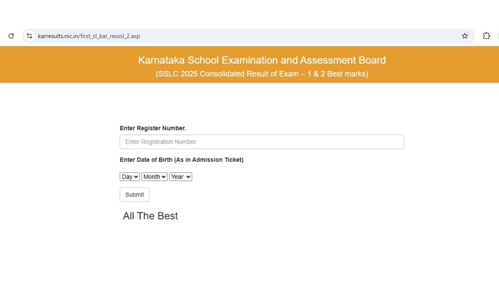 Karnataka SSLC 2 Result 2025 OUT LIVE Updates: How to check best of exam 1, 2 marks?